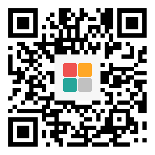 QR code linking to Bloki
